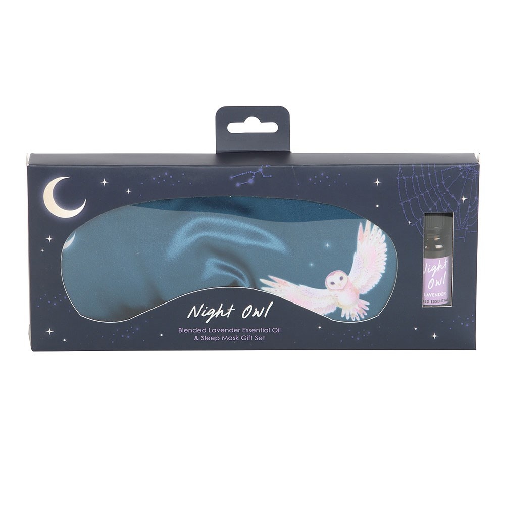 Something Different - Night Owl and Essential Oil Gift Set Schlafmaske - Mehrfarben